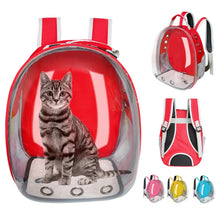 Load image into Gallery viewer, Cat Carrier Bag Breathable Transparent Puppy Cat Backpack Cats Box Cage Small Dog Pet Travel Carrier Handbag Space Capsule
